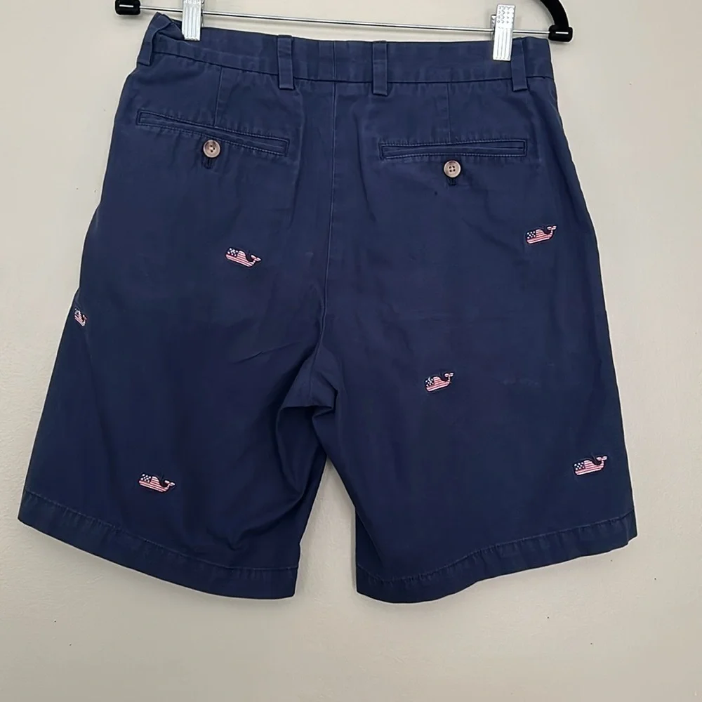 Vineyard Vines Men’s Flag Embroidered Breaker Shorts